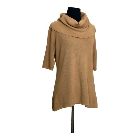 Dana Buchman brown short sleeves cowl neck sweater size small - Picture 9 of 11